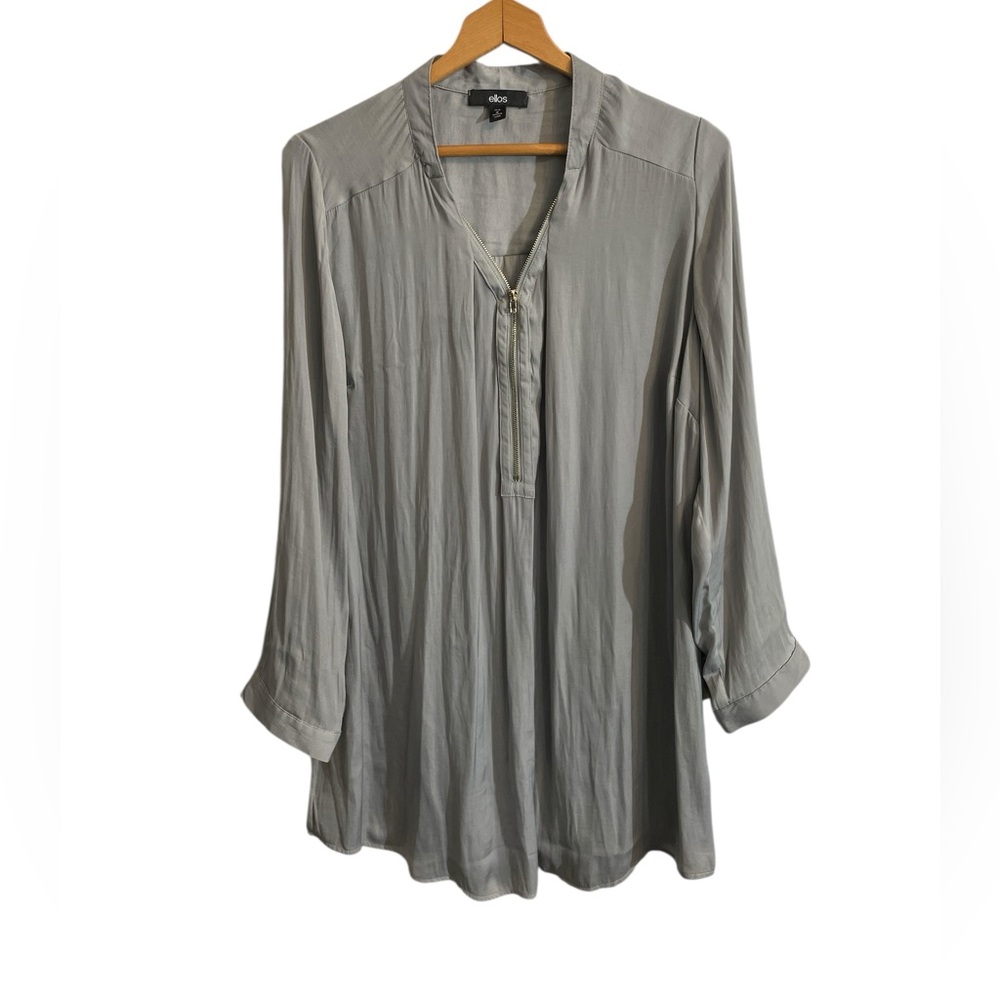 X2 - Ellos 14/16 Gray Women's dressy  Top